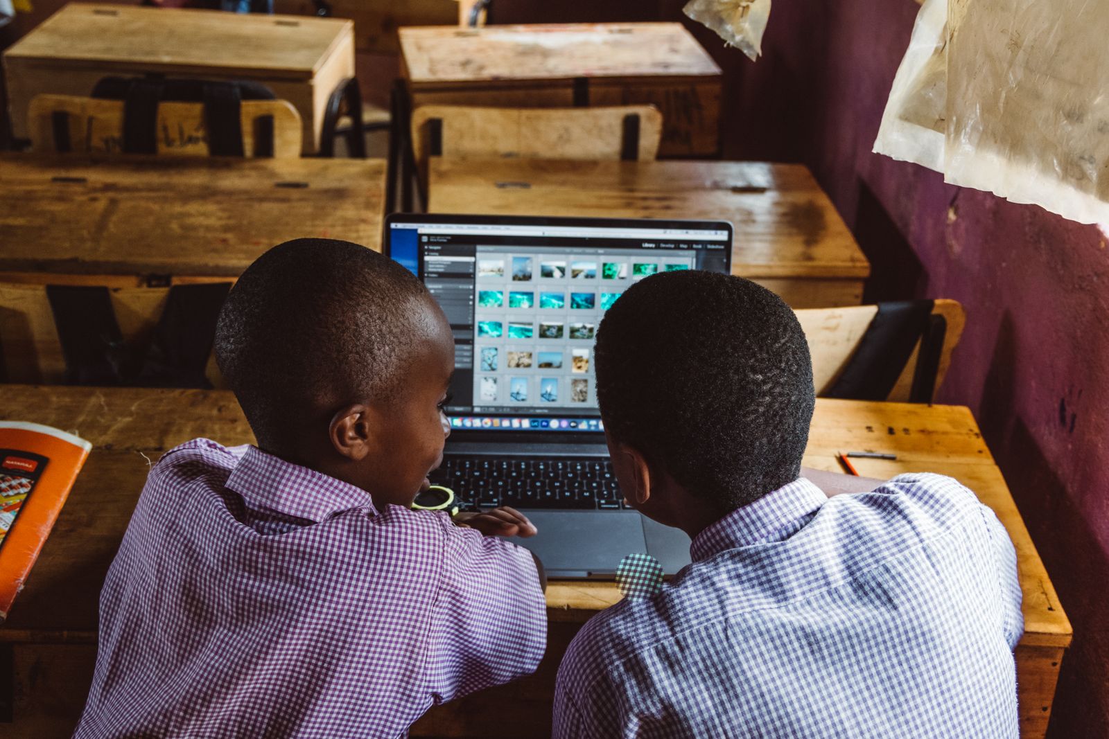 Classroom with technology